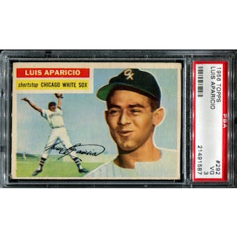 1956 Topps Baseball #292 Luis Aparicio Rookie PSA 3 (VG) *1587