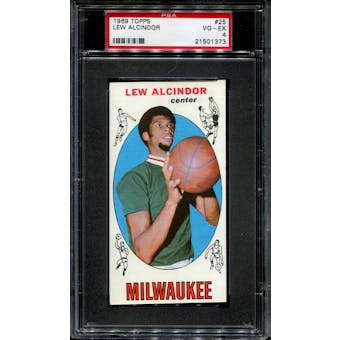 1969/70 Topps Basketball #25 Lew Alcindor Rookie PSA 4 (VG-EX) *1373