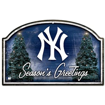 Wincraft New York Yankees Season's Greetings Wood Sign - 11x17