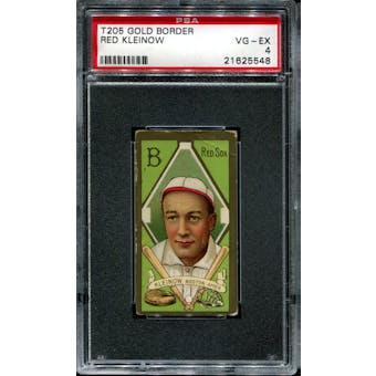 1911 T205 Gold Border Cycle Red Kleinow PSA 4 (VG-EX) *5548