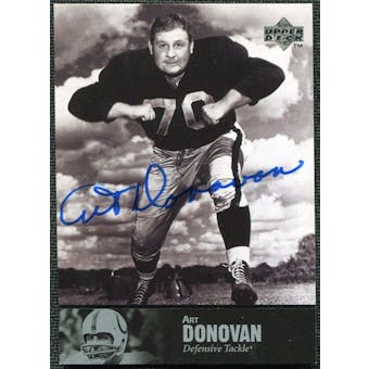 1997 Upper Deck Legends Autographs #AL30 Art Donovan
