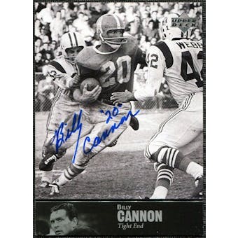 1997 Upper Deck Legends Autographs #AL83 Billy Cannon SP