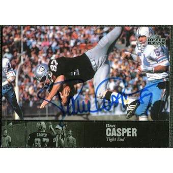 1997 Upper Deck Legends Autographs #AL86 Dave Casper
