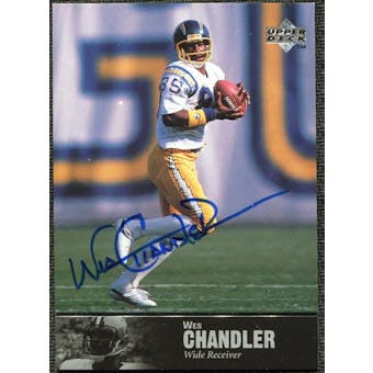 1997 Upper Deck Legends Autographs #AL87 Wes Chandler