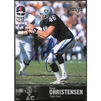 1997 Upper Deck Legends Autographs #AL88 Todd Christensen
