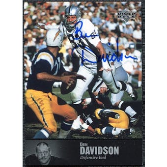 1997 Upper Deck Legends Autographs #AL96 Ben Davidson