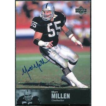 1997 Upper Deck Legends Autographs #AL142 Matt Millen SP