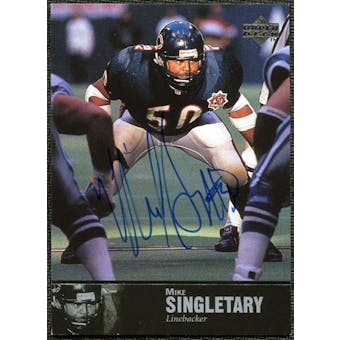 1997 Upper Deck Legends Autographs #AL163 Mike Singletary