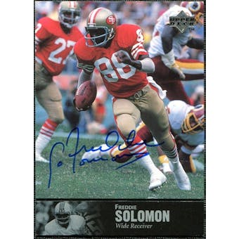 1997 Upper Deck Legends Autographs #AL167 Freddie Solomon