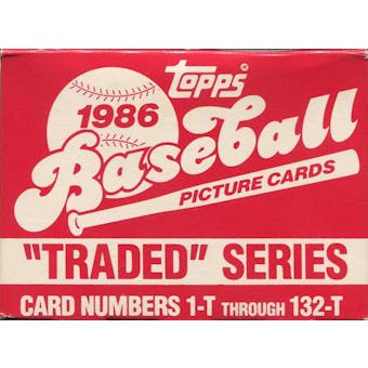 1986 Topps Traded & Rookies Baseball Factory Set