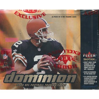 2000 Skybox Dominion Football Hobby Box