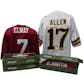 2021 Hit Parade Autographed 1st ROUND EDITION Football Jersey - Series 21 - Hobby Box - Allen & Herbert!