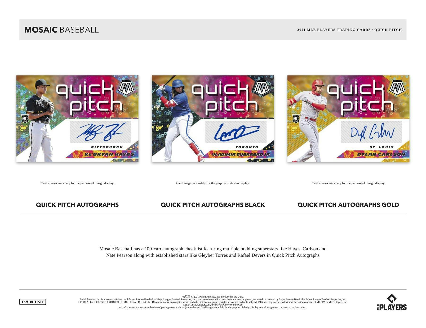 2021 Panini Mosaic Baseball Quick Pitch Box DA Card World 2021 Panini Mosaic Baseball Quick Pitch Box DA Card World
