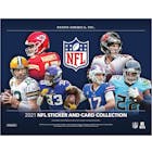 Image for  2x 2021 Panini NFL Sticker Collection Football Pack