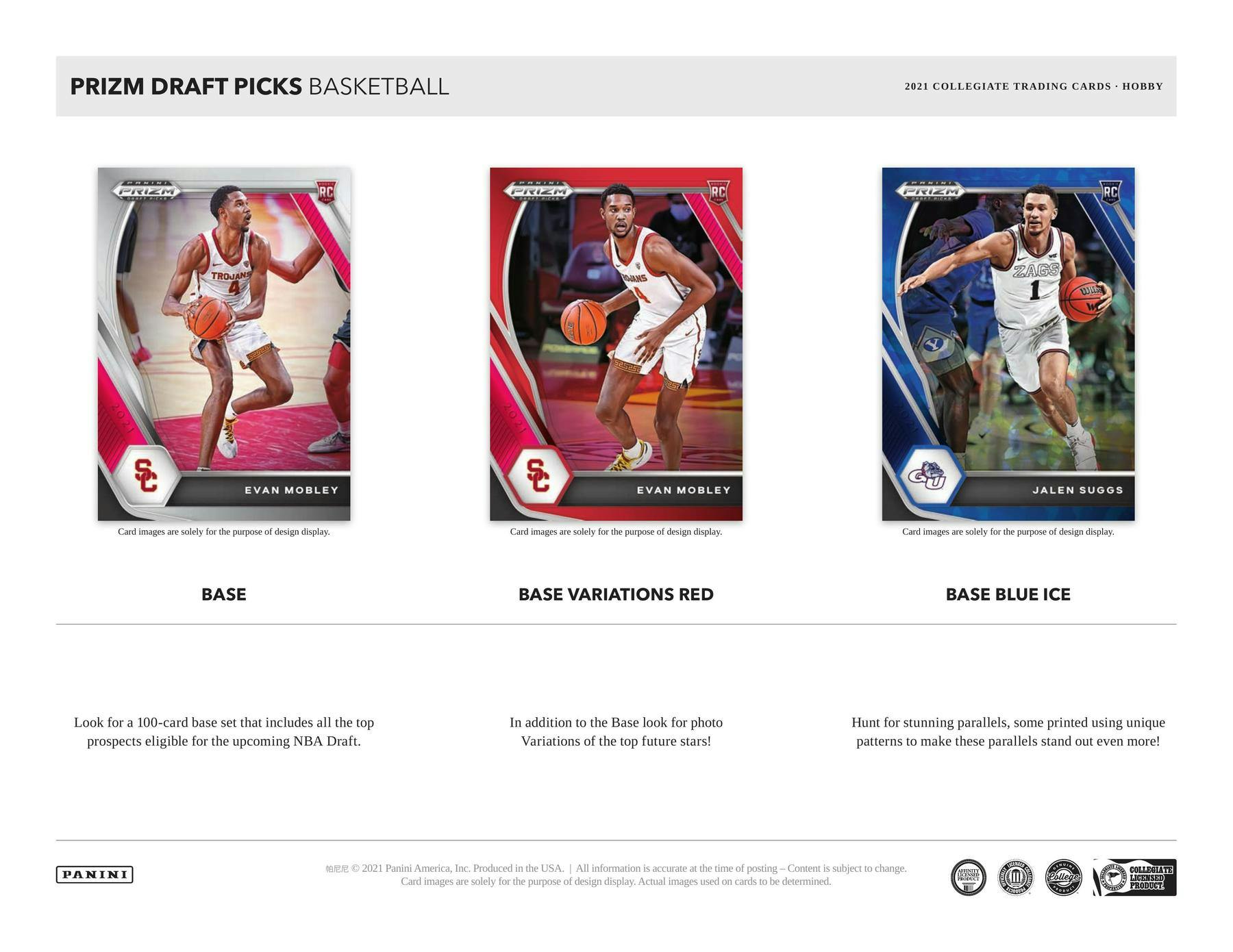 2021/22 Panini Prizm Draft Picks Basketball Hobby Pack DA Card World