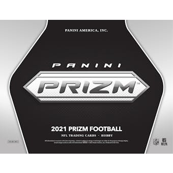 2021 Panini Prizm Football Hobby 12-Box Case (Presell)