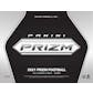 2021 Panini Prizm Football Hobby 12-Box Case (Factory Fresh)