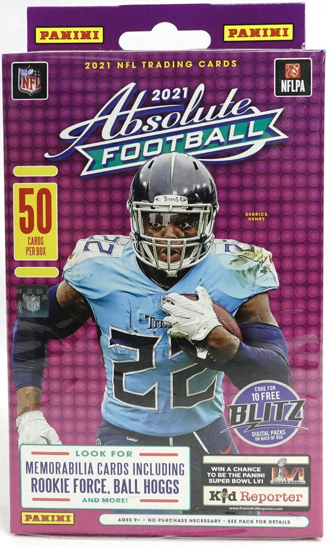 2021 Panini Absolute Football Hanger Box (Blue Parallels!)