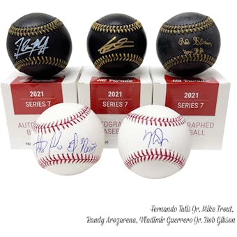 2021 Hit Parade Autographed Baseball Hobby Box - Series 7 - Trout, Betts, Pujols, Tatis Jr., & Rivera!!!