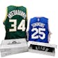 2020/21 Hit Parade Autographed Basketball Jersey - Series 4 - Hobby 10-Box Case - Zion, Curry & Tatum!!