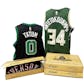 2020/21 Hit Parade Autographed Basketball Jersey - Series 7 - Hobby 10-Box Case - Curry, Davis, & Giannis!!