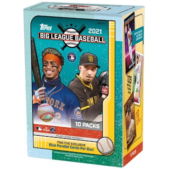 2021 Topps Big League Baseball 10-Pack Blaster Box (Lot of 10)