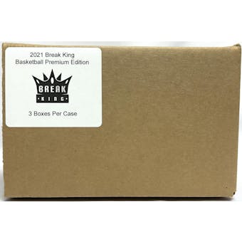 2021 Break King Basketball Premium Edition Hobby 3-Box Case