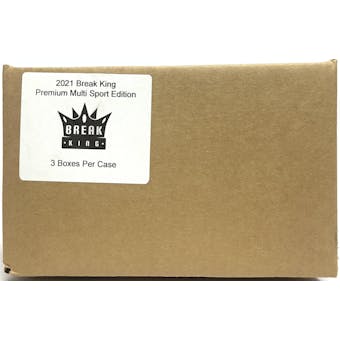 2021 Break King Multi-Sport Premium Edition Hobby 3-Box Case
