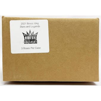 2021 Break King Stars & Legends Hobby 3-Box Case