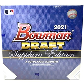 2021 Bowman Draft Sapphire Edition Baseball Hobby Box