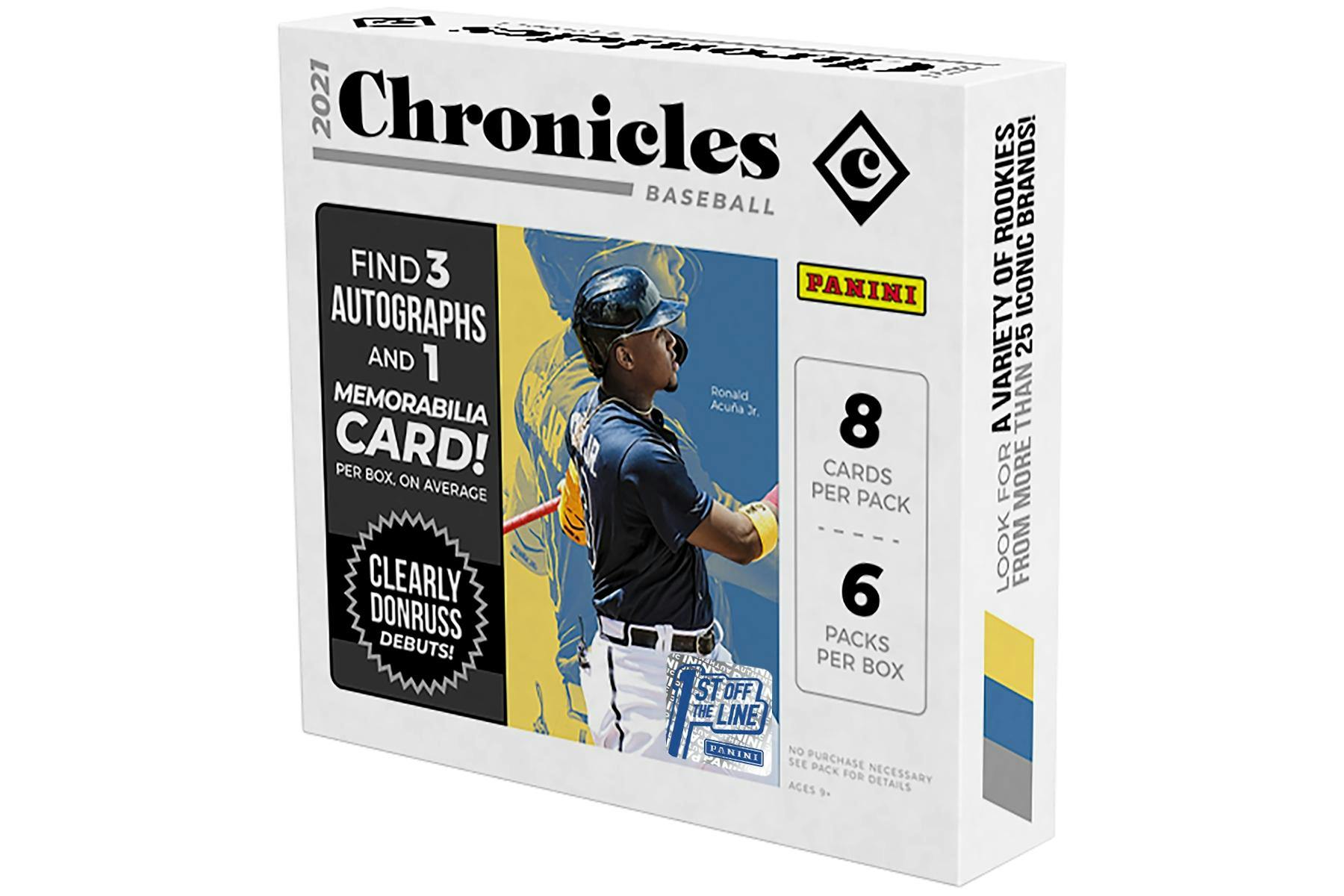 2021 Panini Chronicles Baseball 1st Off The Line Fotl Hobby Box Da Card World 