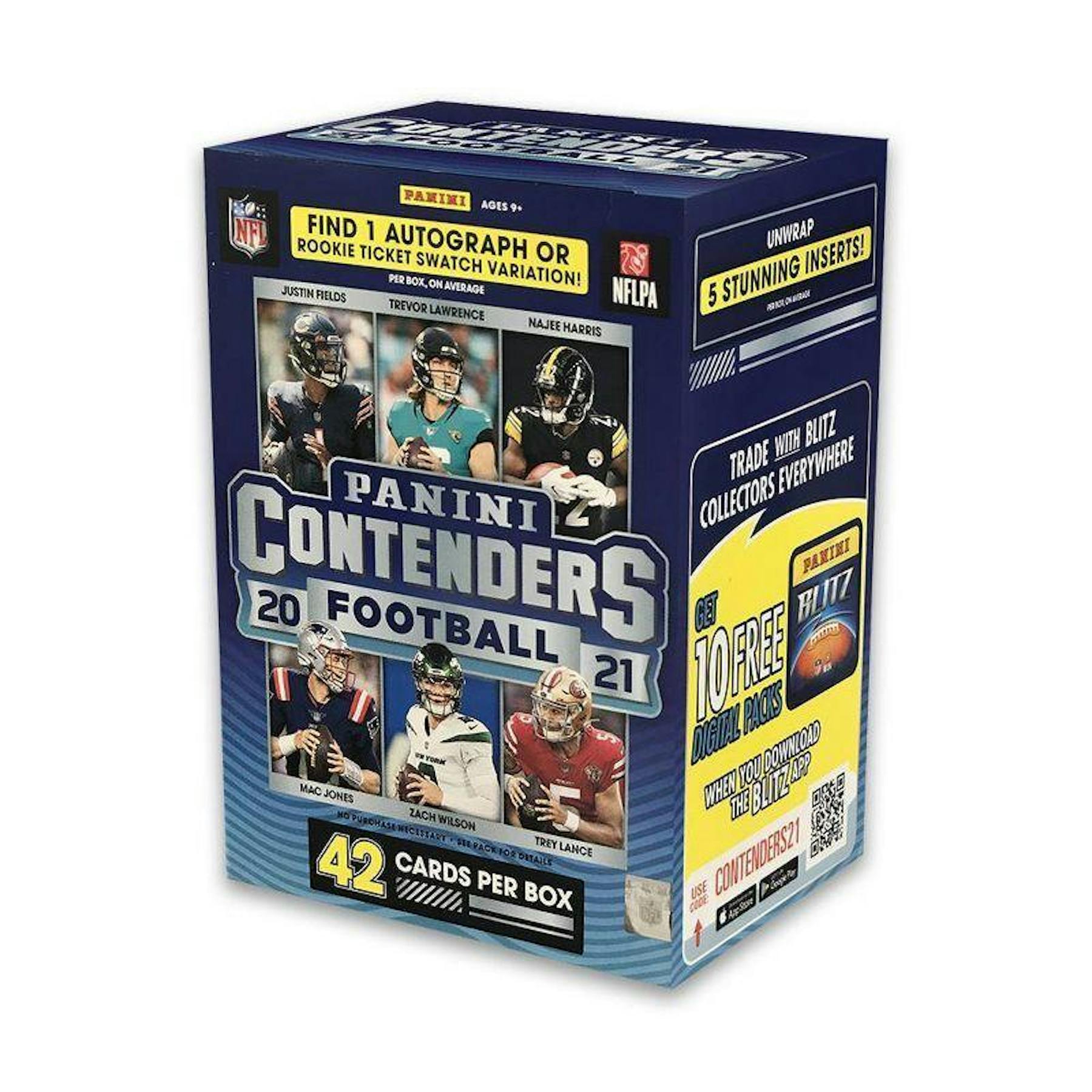 2021 Panini Contenders Football 6 Pack Blaster Box Da Card World 