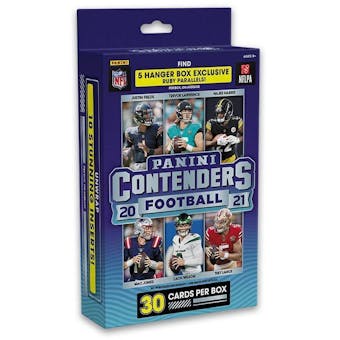 2021 Panini Contenders Football Hanger Box (Ruby Parallels!)