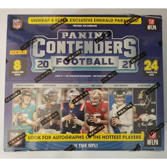 2021 Panini Contenders Football 24-Pack Retail Box