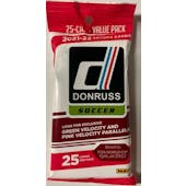 2021/22 Panini Donruss Soccer Jumbo Value Pack (Green and Pink Velocity Parallels!) (Lot of 12 = 1 Box)