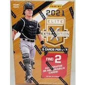 2021 Panini Elite Extra Edition Baseball Blaster Box (Pink Parallels!)