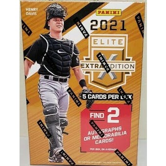 2021 Panini Elite Extra Edition Baseball Blaster Box (Pink Parallels!)