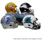 2021 Hit Parade Autographed Full Size Football Helmet Hobby Box - Series 10 - Rodgers, Manning & Allen!!!