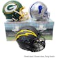 2021 Hit Parade Autographed Full Size Football Helmet Hobby Box - Series 3 - Mahomes, Allen & Burrow!!!