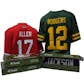 2021 Hit Parade Autographed Football Jersey - Series 22 - Hobby 10-Box Case - J. Allen & A. Rodgers!!!