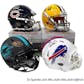 2021 Hit Parade Autographed FS Football Helmet 1ST ROUND EDITION Hobby Box - Series 4 - Allen & Manning!!