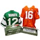 2021 Hit Parade Autographed 1st ROUND EDITION Football Jersey - Series 11 - Hobby 10 Box Case - Manning!