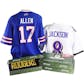 2021 Hit Parade Autographed 1st ROUND EDITION Football Jersey - Series 3 - Hobby Box - Rodgers & Allen!!
