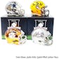 2021 Hit Parade Autographed Football Mini Helmet 1ST ROUND EDITION Hobby Box - Series 3 - Mahomes!!!