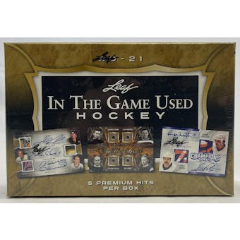 2020/21 Leaf In The Game Used Hockey Hobby Box
