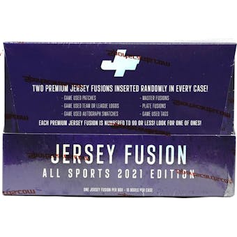 2021 Jersey Fusion All Sports Edition Hobby 10-Box Case- DACW Live 25 Spot Random Division Break #1