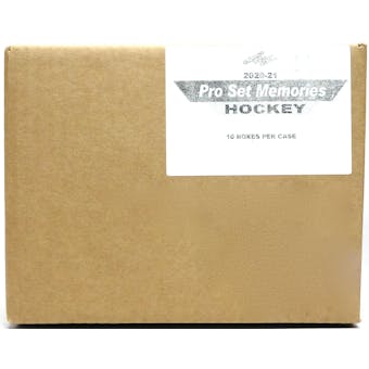 2020/21 Leaf Pro Set Memories Hockey Hobby 10-Box Case
