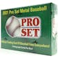 2021 Leaf Pro Set Metal Baseball Hobby 12-Box Case