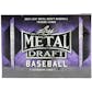 2021 Leaf Metal Draft Baseball Hobby 12-Box Case