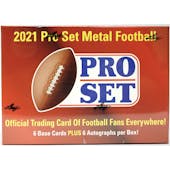 2021 Leaf Pro Set Metal Football Hobby Box